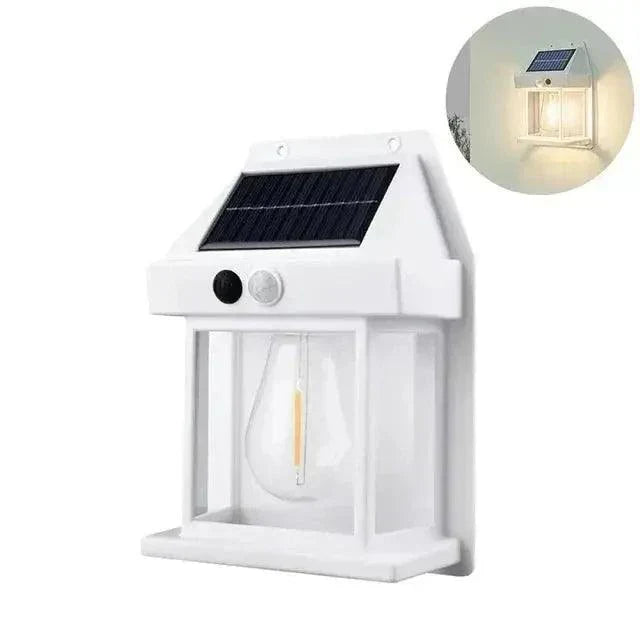 Vintage Solar Wall Light | Motion Sensor LED Lantern
