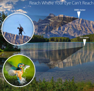 Waterproof Binoculars | 60x60 High Magnification Night Vision