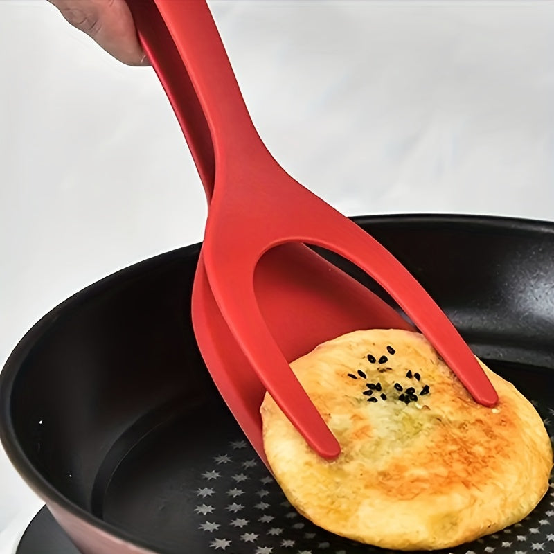 Nylon Cooking Tongs | 2-in-1 Spatula Combo Heat-Resistant