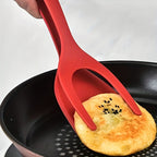Nylon Cooking Tongs | 2-in-1 Spatula Combo Heat-Resistant