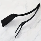 Nylon Cooking Tongs | 2-in-1 Spatula Combo Heat-Resistant