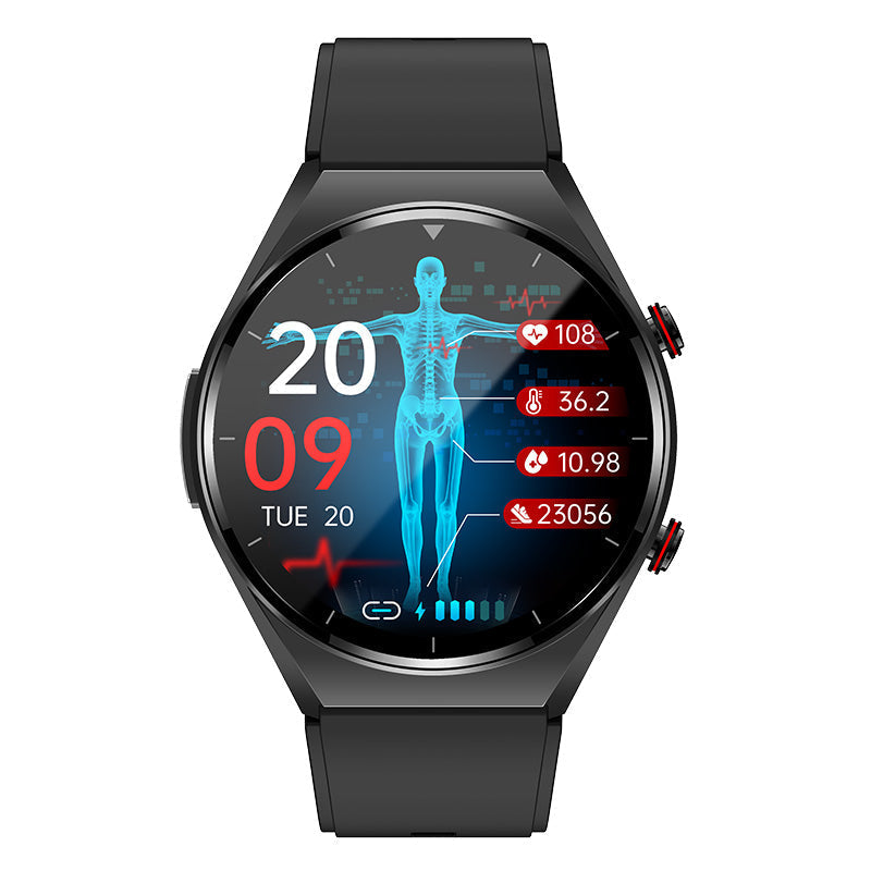 Health Monitoring Smart Watch | Advanced ECG & Blood Glucose Tracking