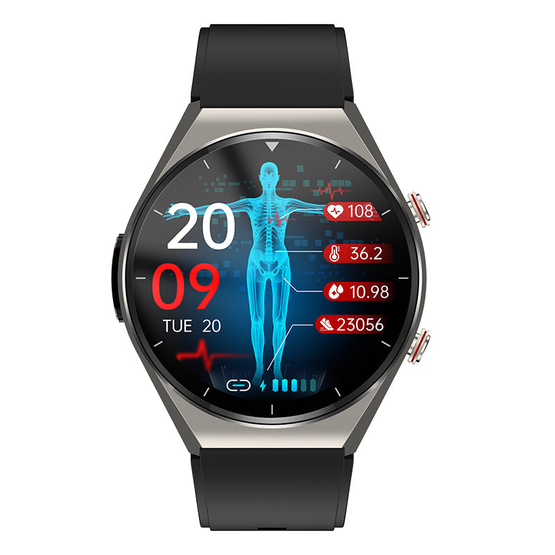 Health Monitoring Smart Watch | Advanced ECG & Blood Glucose Tracking