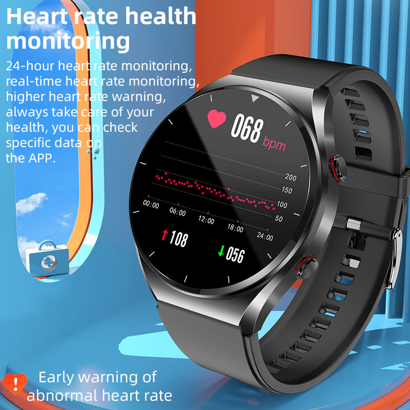 Health Monitoring Smart Watch | Advanced ECG & Blood Glucose Tracking