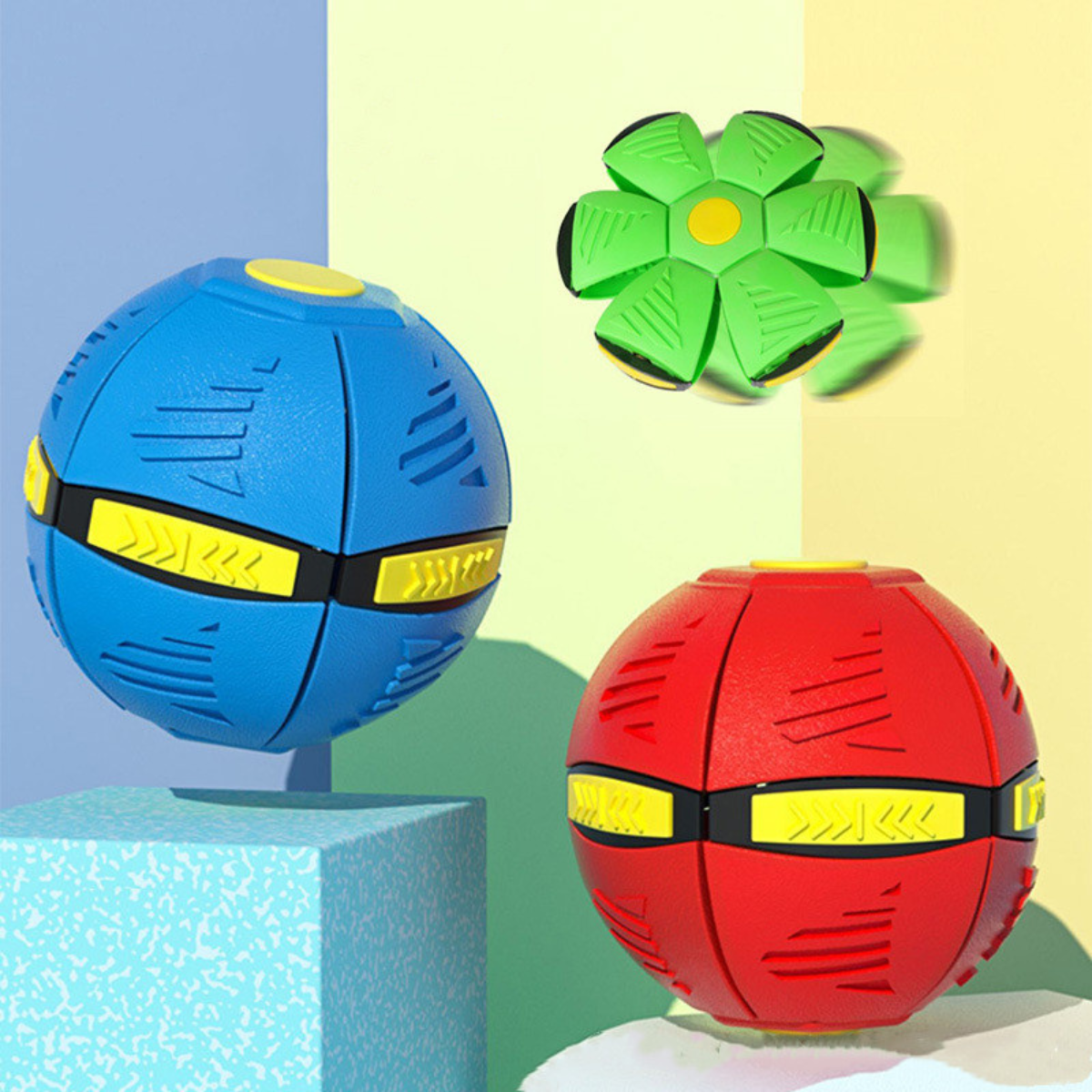 Transforming Pet Ball | Dual-Mode Play Disc with Floating Design