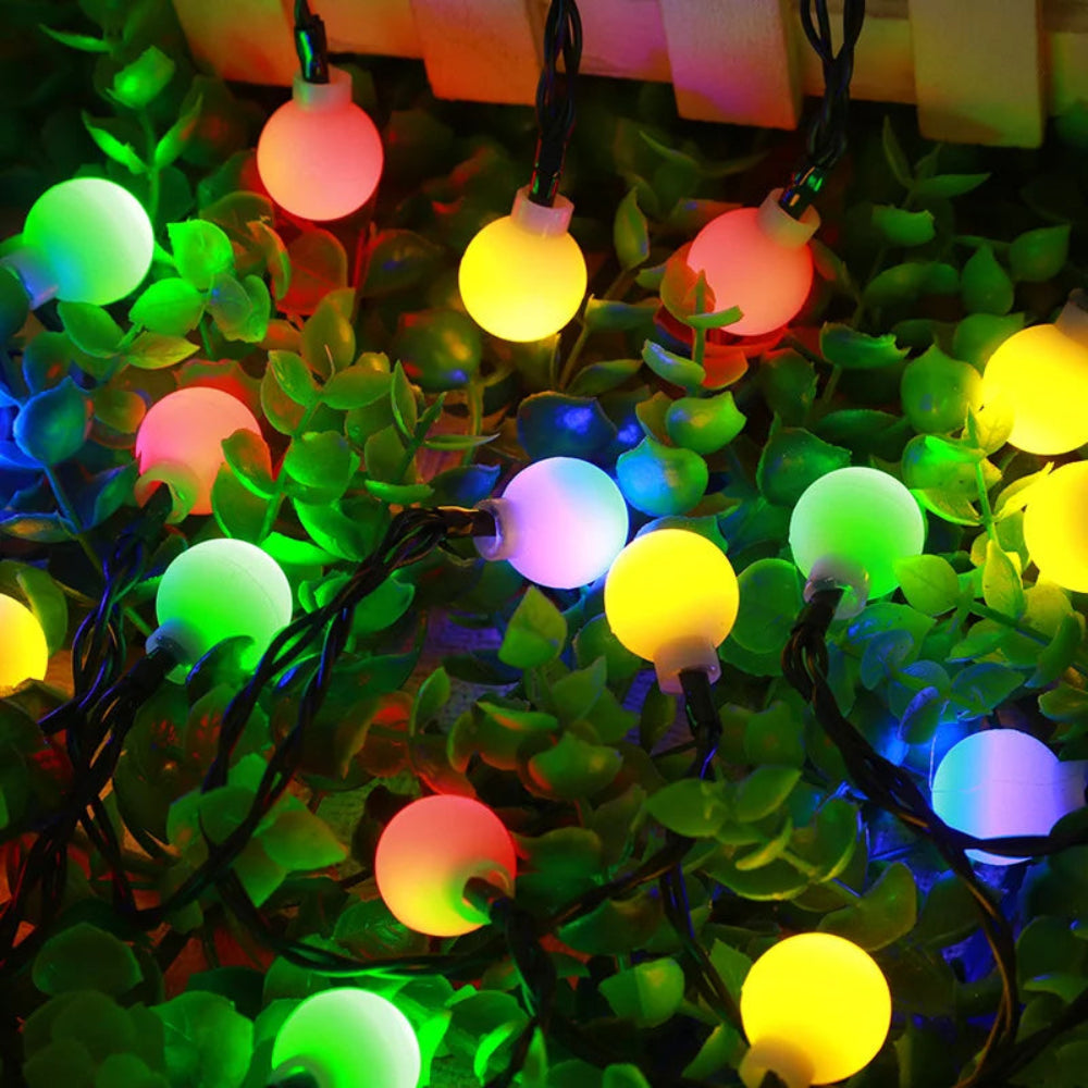 Solar String Lights | Waterproof Outdoor LED Globe Lights