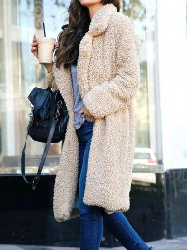 Plush Teddy Coat | Long Oversized Winter Outerwear