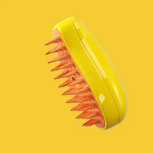 Pet Grooming Steam Brush | Soft Bristle Technology