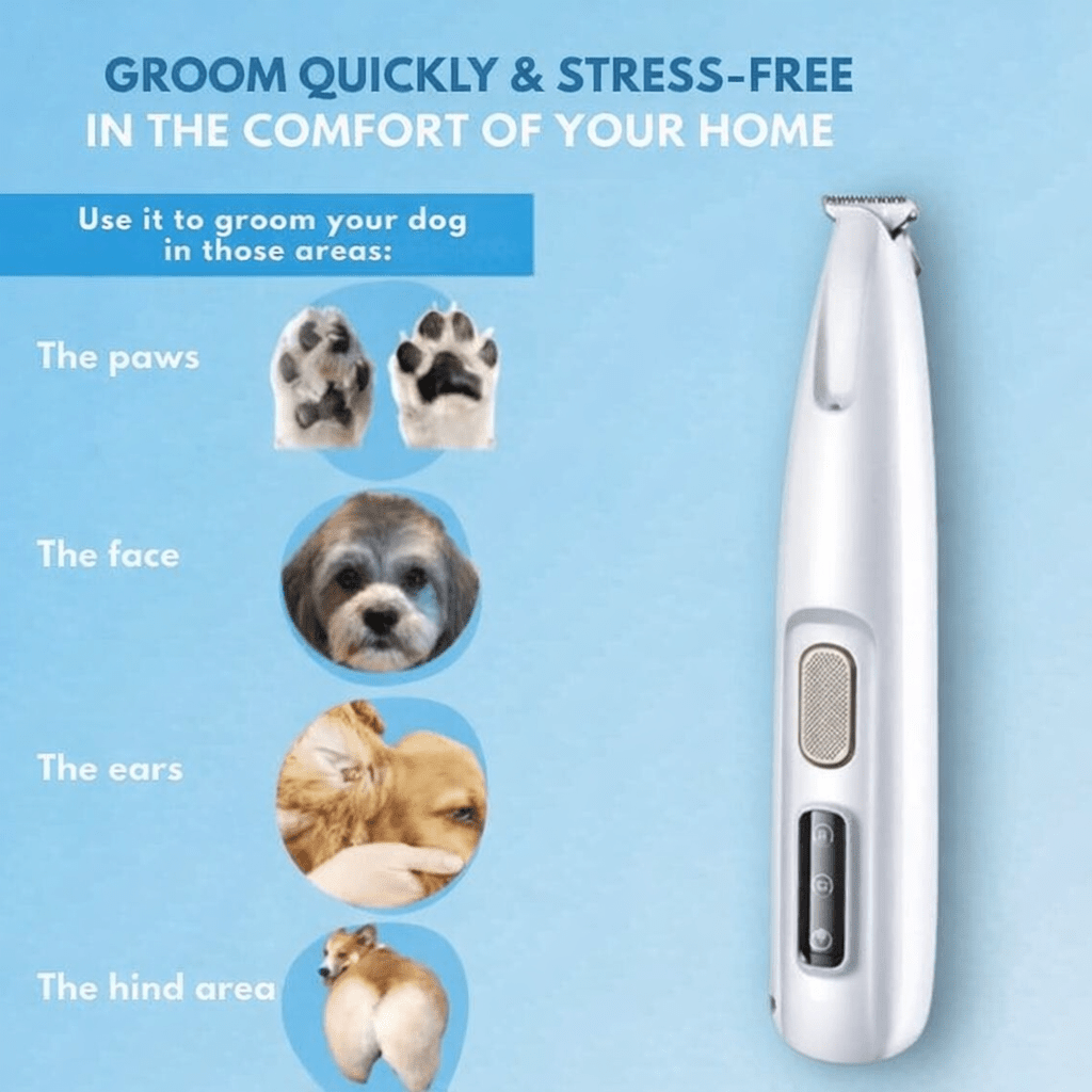 Pet Grooming Trimmer | Ultra Quiet Ceramic Blade Design