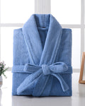 Luxury Cotton Bathrobe | Plush Terry Cloth Spa Robe