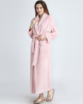 Plush Fleece Bathrobe | Full Length Pink Women's Loungewear