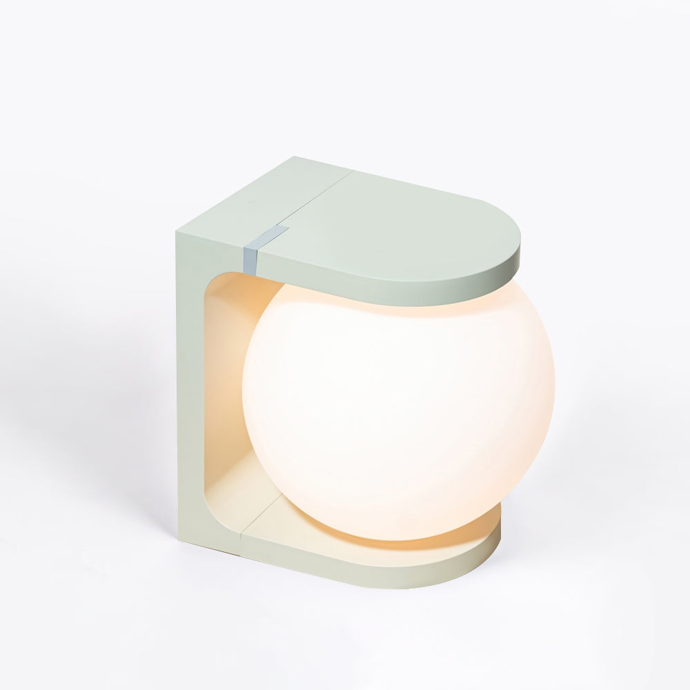 Modern Table Lamp | Wireless Charging Orb Design