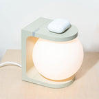 Modern Table Lamp | Wireless Charging Orb Design