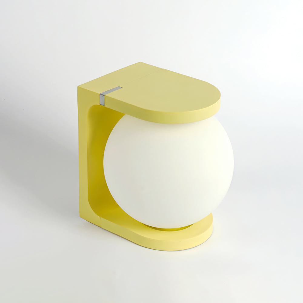 Modern Table Lamp | Wireless Charging Orb Design