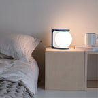 Modern Table Lamp | Wireless Charging Orb Design