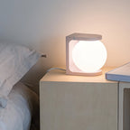 Modern Table Lamp | Wireless Charging Orb Design