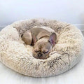 Plush Dog Bed | Round Orthopedic Design with Washable Cover
