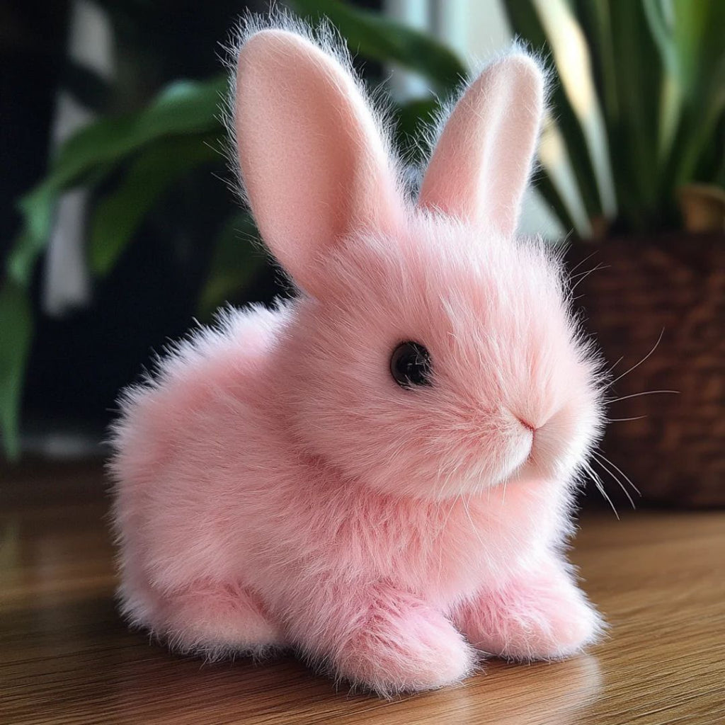 Pink Plush Bunny | Realistic Ultra-Soft Rabbit Toy