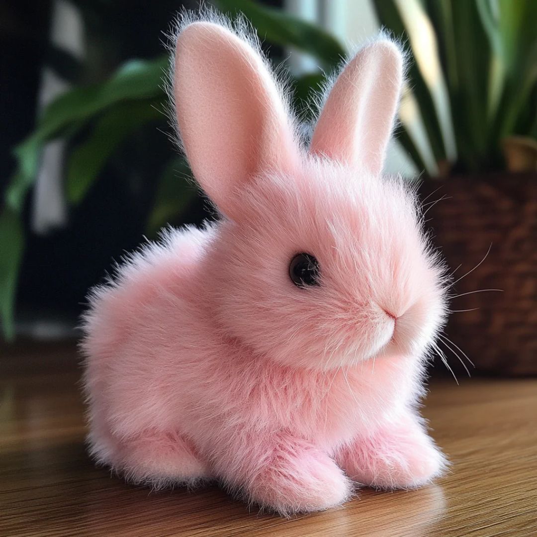 Pink Plush Bunny | Realistic Ultra-Soft Rabbit Toy