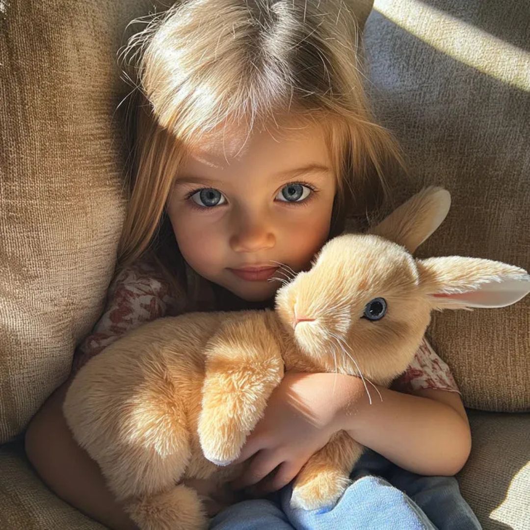Pink Plush Bunny | Realistic Ultra-Soft Rabbit Toy