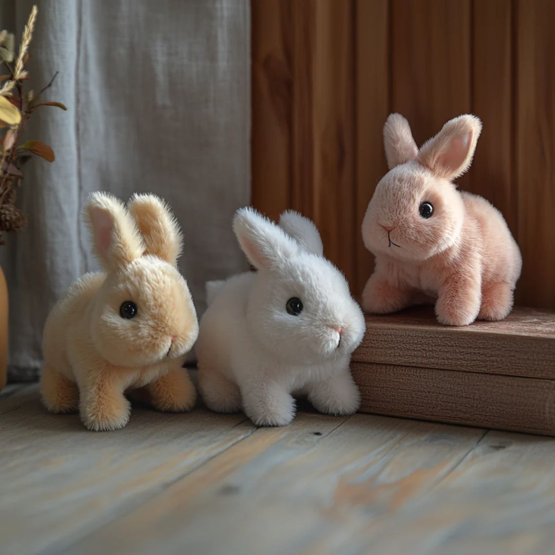 Pink Plush Bunny | Realistic Ultra-Soft Rabbit Toy