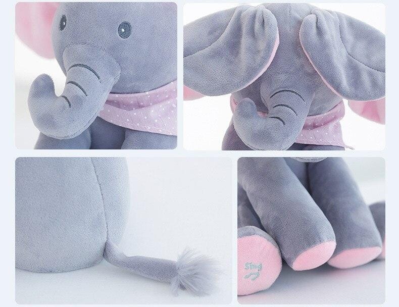 Interactive Musical Elephant | Soft Plush Baby Learning Toy