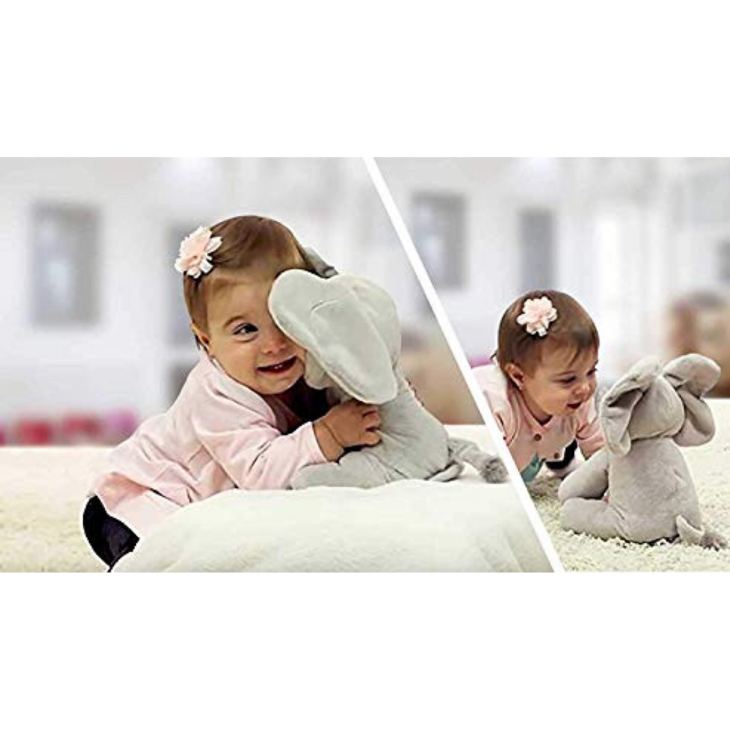 Interactive Musical Elephant | Soft Plush Baby Learning Toy