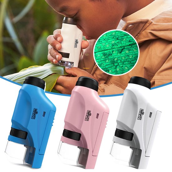 Educational Pocket Microscope | 60-120x LED Magnification