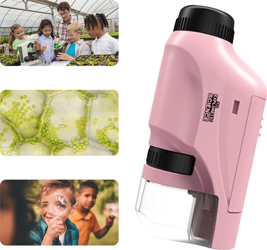 Educational Pocket Microscope | 60-120x LED Magnification
