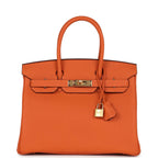 Classic Leather Tote Bag | Gold Hardware Lock Detail