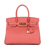 Classic Leather Tote Bag | Gold Hardware Lock Detail