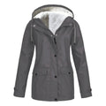 Waterproof Winter Jacket | Fleece Lined Hooded Raincoat
