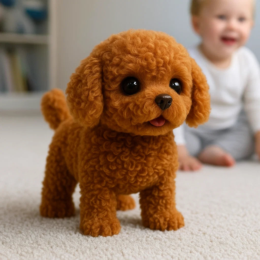 Interactive Plush Puppy | Realistic Pet Companion Toy