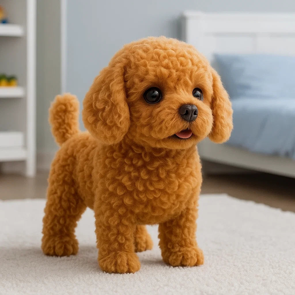 Interactive Plush Puppy | Realistic Pet Companion Toy