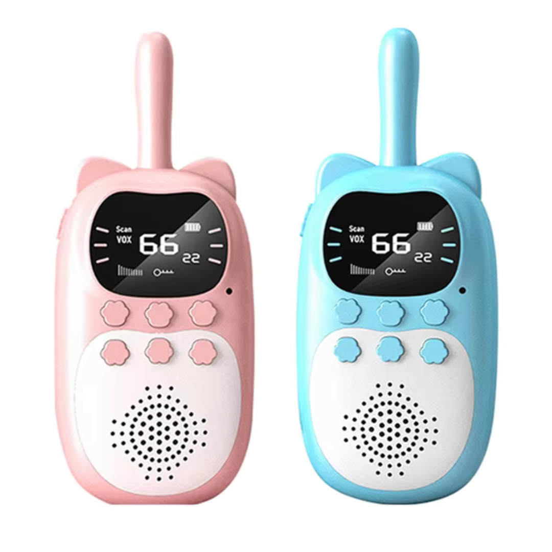Kids Digital Walkie Talkie Set | 3KM Range With LCD Display