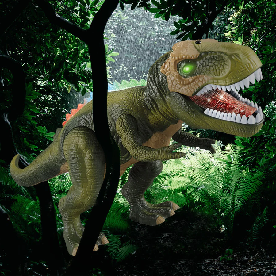 Interactive Dinosaur Toy | Remote Control Walking T-Rex With LED Effects