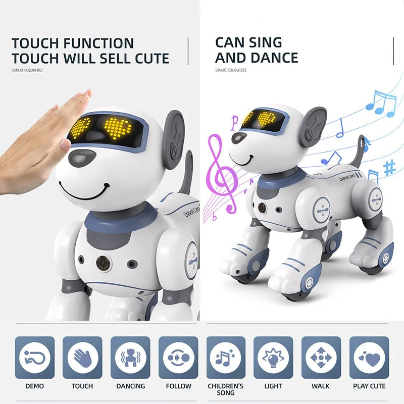 Interactive Robot Dog Toy | Voice Controlled Programmable Pet