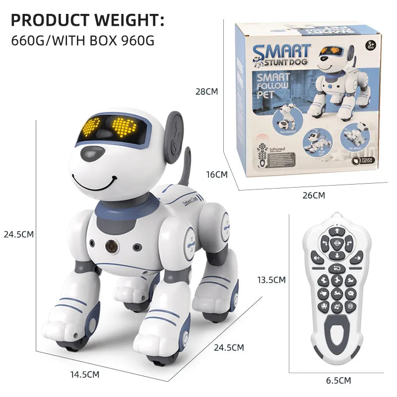 Interactive Robot Dog Toy | Voice Controlled Programmable Pet