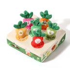Montessori Carrot Plush Toy | Interactive Pull Root Sensory Learning Set