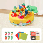 Montessori Carrot Plush Toy | Interactive Pull Root Sensory Learning Set