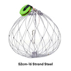 Collapsible Fishing Trap Net | Stainless Steel Mesh Design