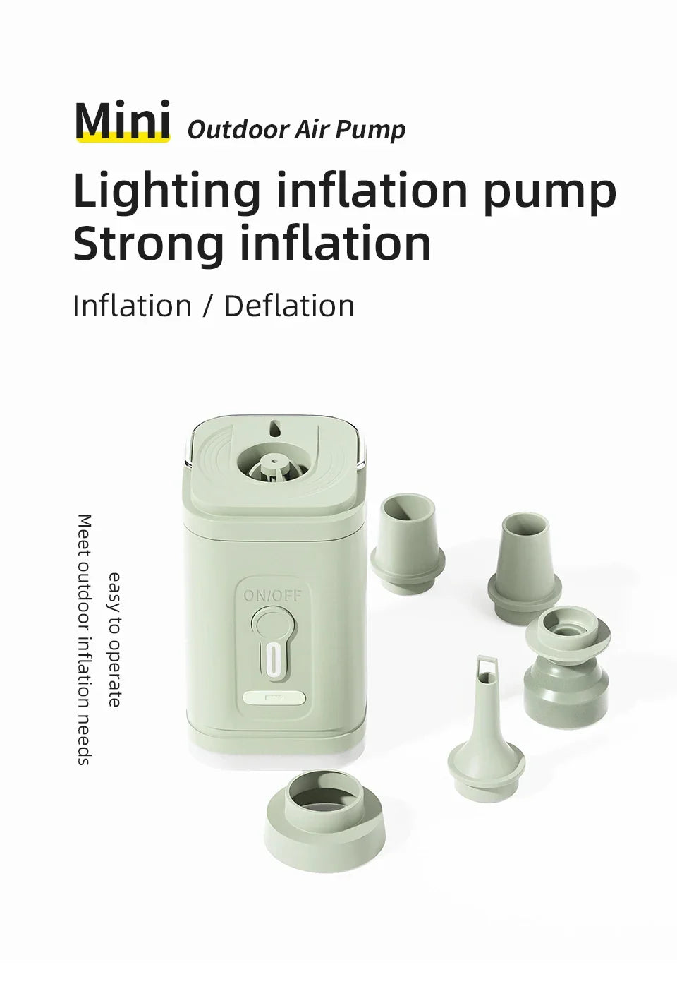 Portable Air Compressor | Digital Mini Wireless Inflator