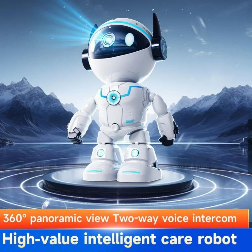 Smart Security Camera | 4K Ultra HD Robot Design