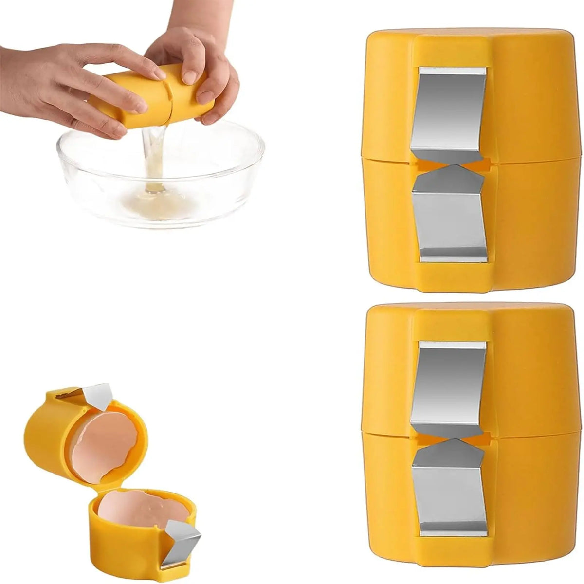Kitchen Tools Set | Multi-Function Citrus Juicer, Egg Cracker & Jar Opener