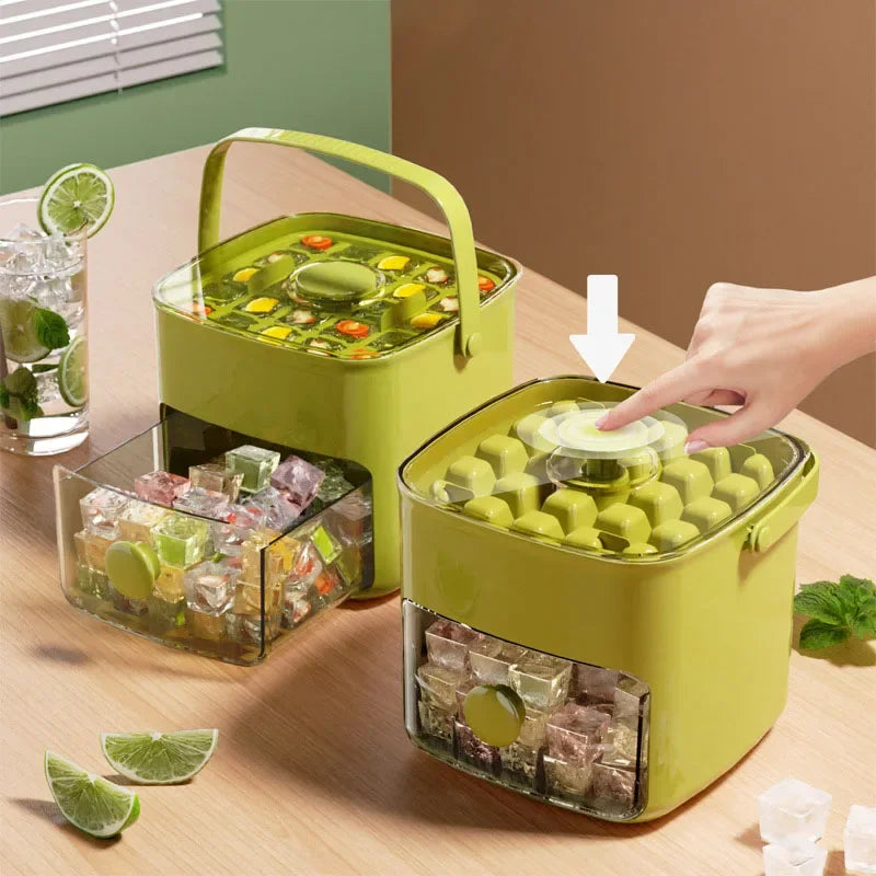 Modern Ice Cube Mold | One-Touch Release System