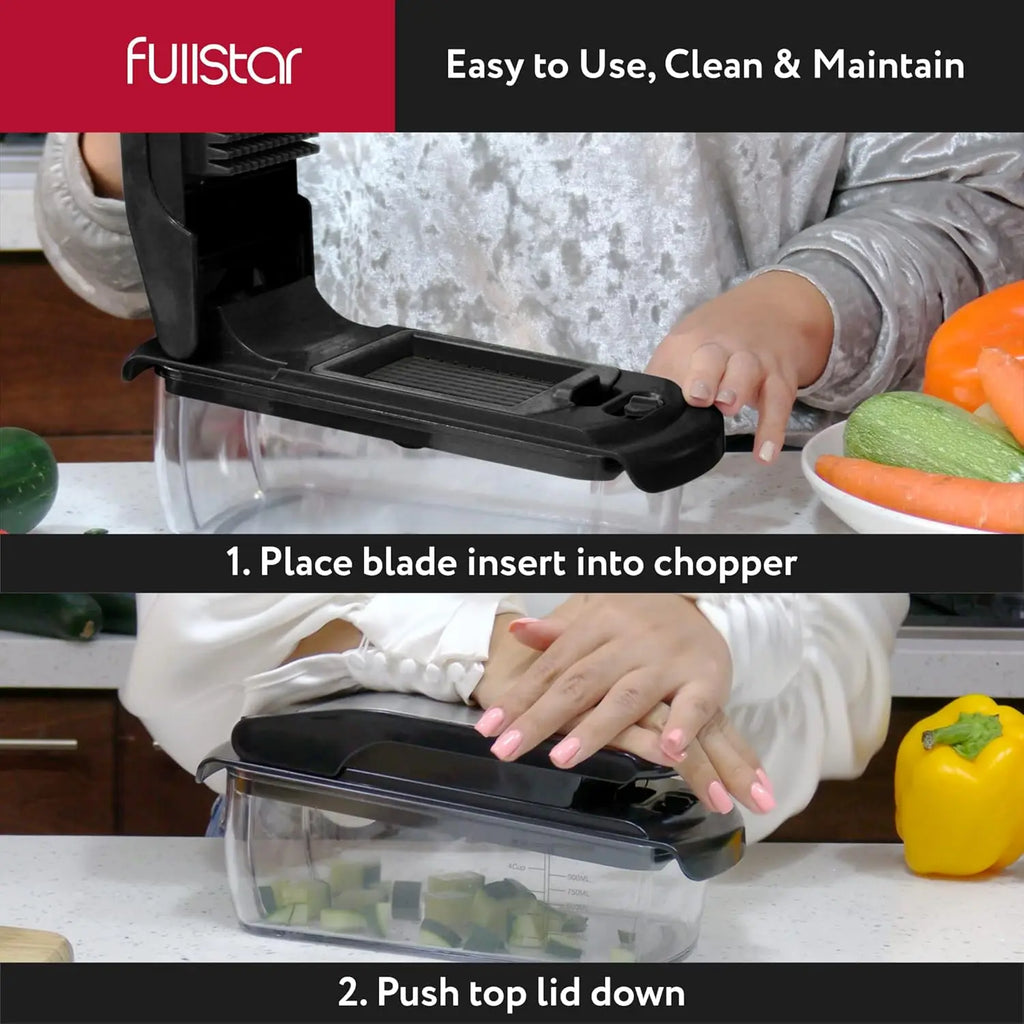 Multi-Function Vegetable Chopper | 6-in-1 Food Prep System