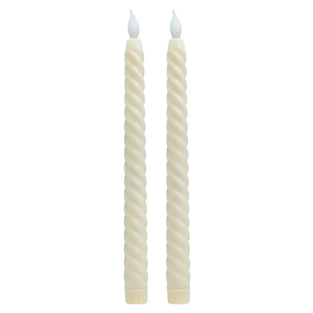 LED Taper Candles | 3D Flickering Flame Effect