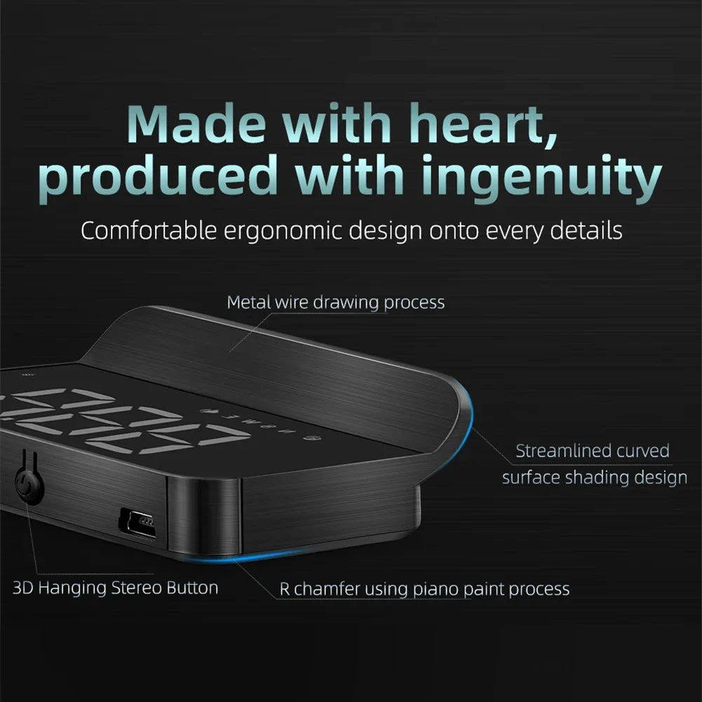 Smart GPS HUD Display | Digital Speedometer With Compass