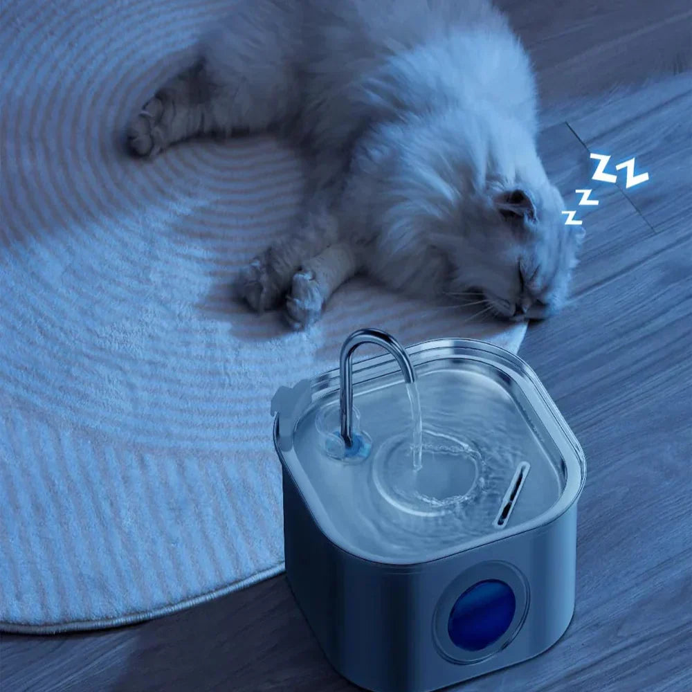 Pet Water Fountain | LED Indicator Stainless Steel Design