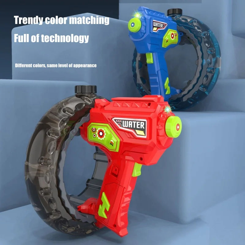Kids Water Blaster Gun | LED Light-Up Wrist Ring Design